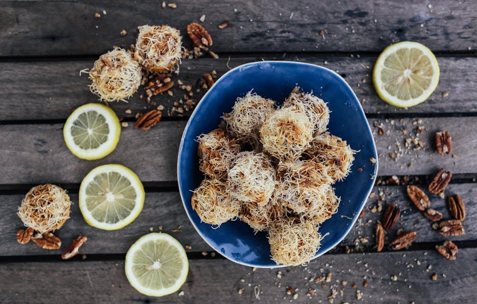 Scones med pekan, sitron, ingefær og chia