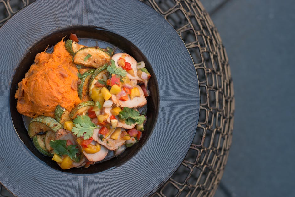 Kremet kyllinggumbo med peanøtt og søtpotet