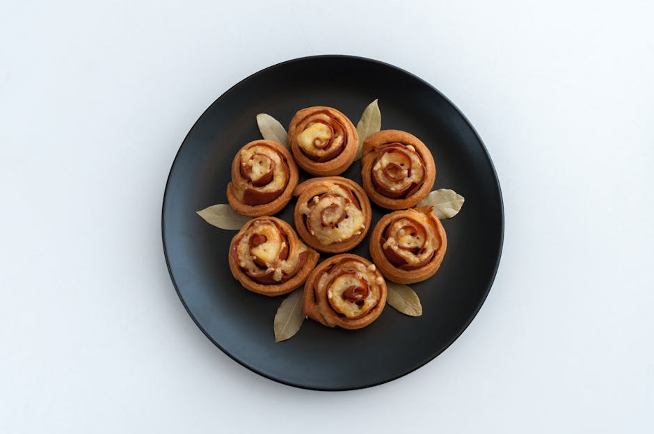 Ananas- og skinkepinnehjul