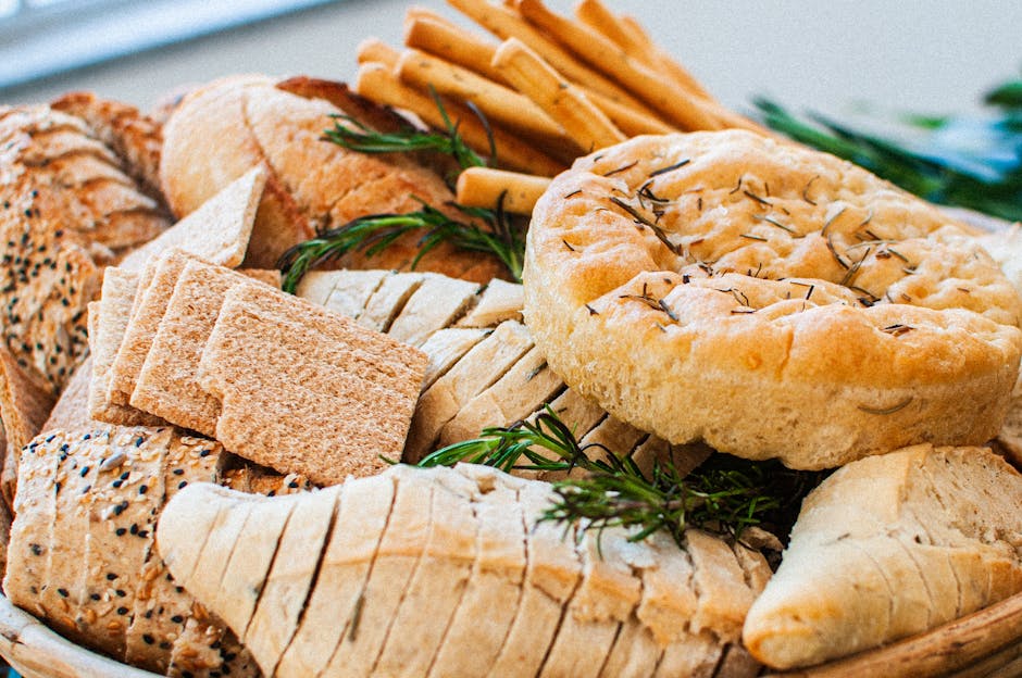 Glutenfrie rosmarin- og tranebærkjeks (dehydrerte)