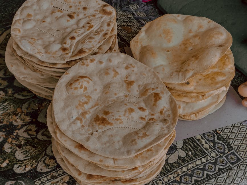 Enkle hjemmelagde hvete-tortillas