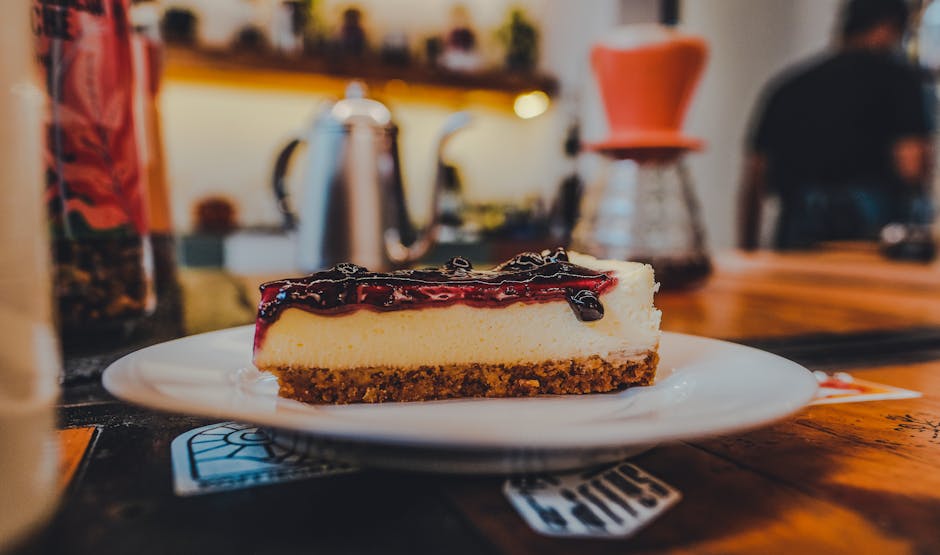 Kremet Shavuot-ostekake med grahamkjeksbunn