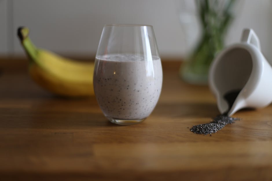 Banan- og brasiliansk nøttesmoothie til frokost