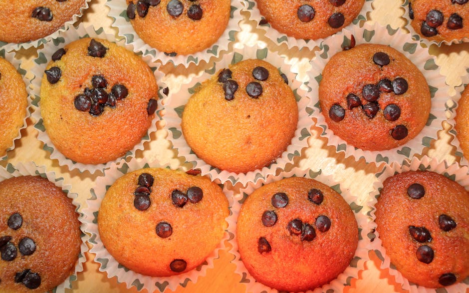 Rask og enkel gresskarmuffins med sjokoladebiter