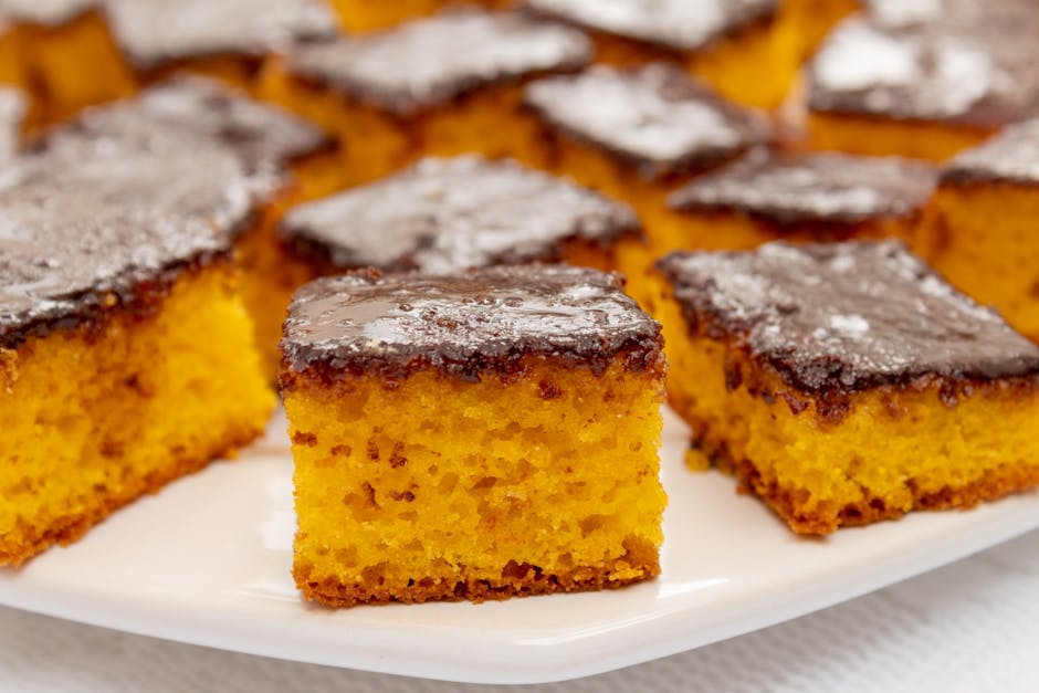 Sfouf (libanesisk gurkemeie-kake)