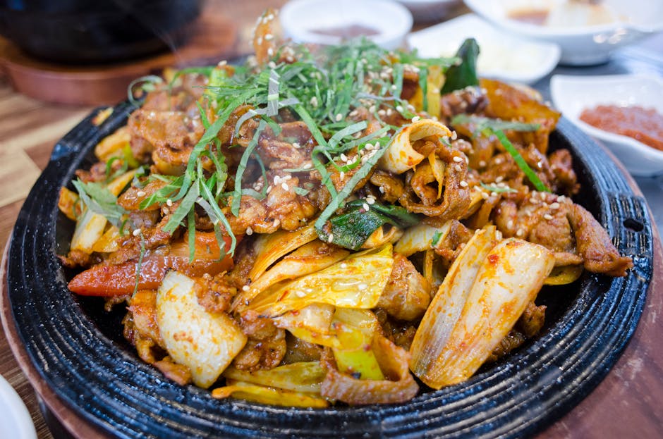 Daeji Bulgogi (Koreansk Marinert Svinekjøtt)