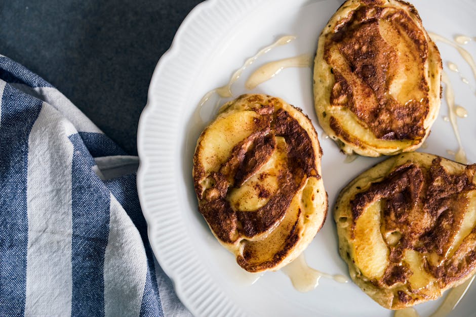 Bananlatkes med kanel og nellik