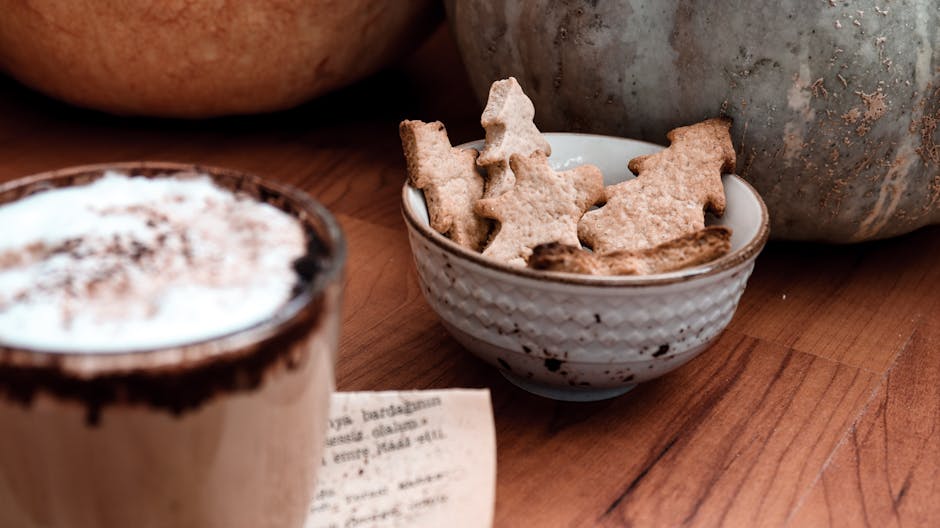 Veganske gresskarkjeks med kanel