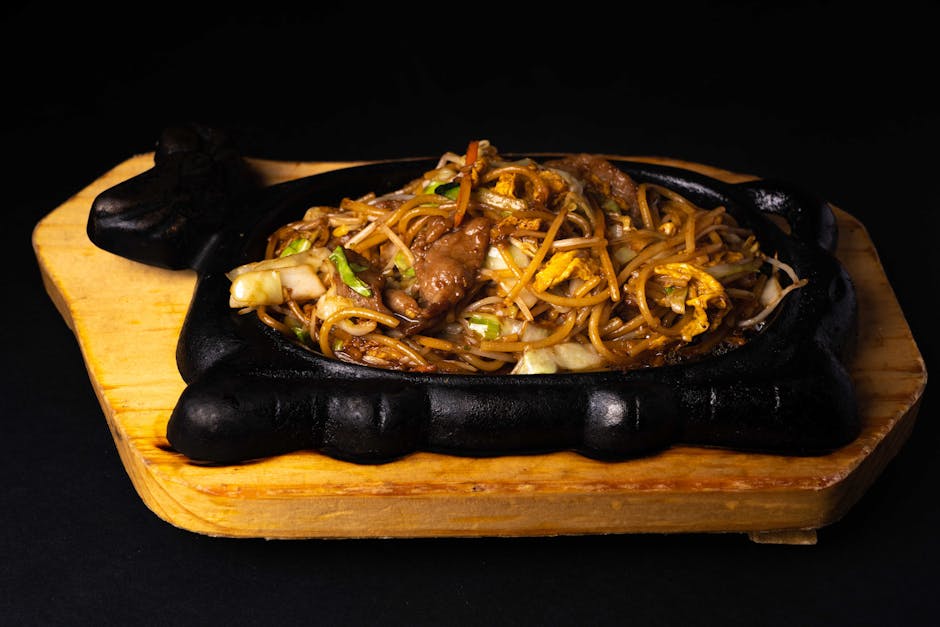 Klassisk oksekjøtt Chow Mein