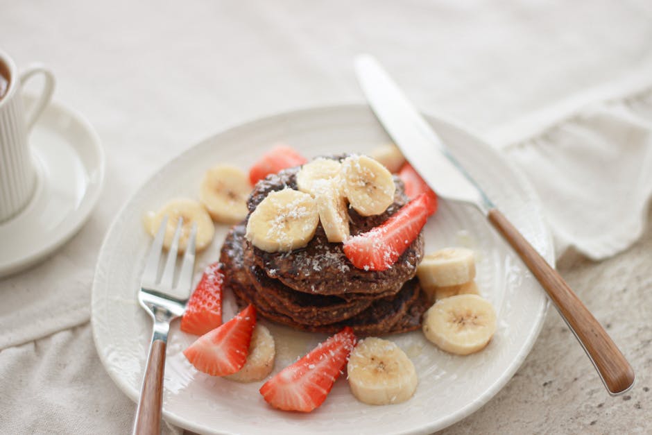 Paleo bananpannekaker med solsikkefrøsmør