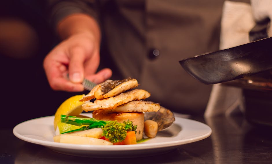 Havabborkaker med panko og sitron