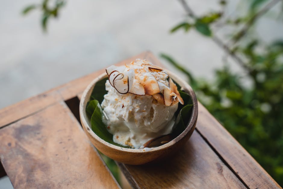 Rask kokosnøttsorbet