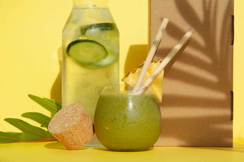 Agurk- og pæresmoothie