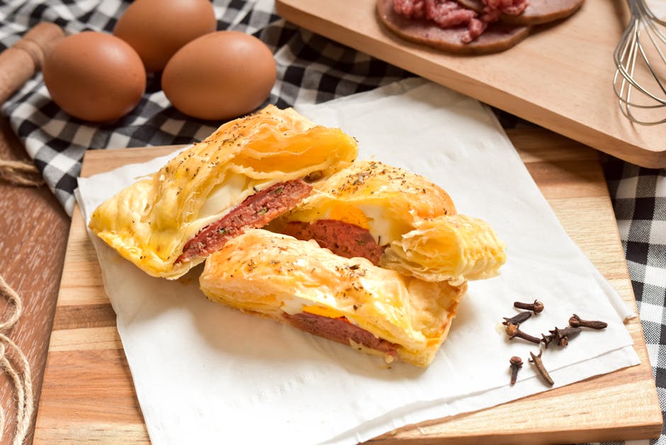 Kjøttdeig Wellington med croissantdeig