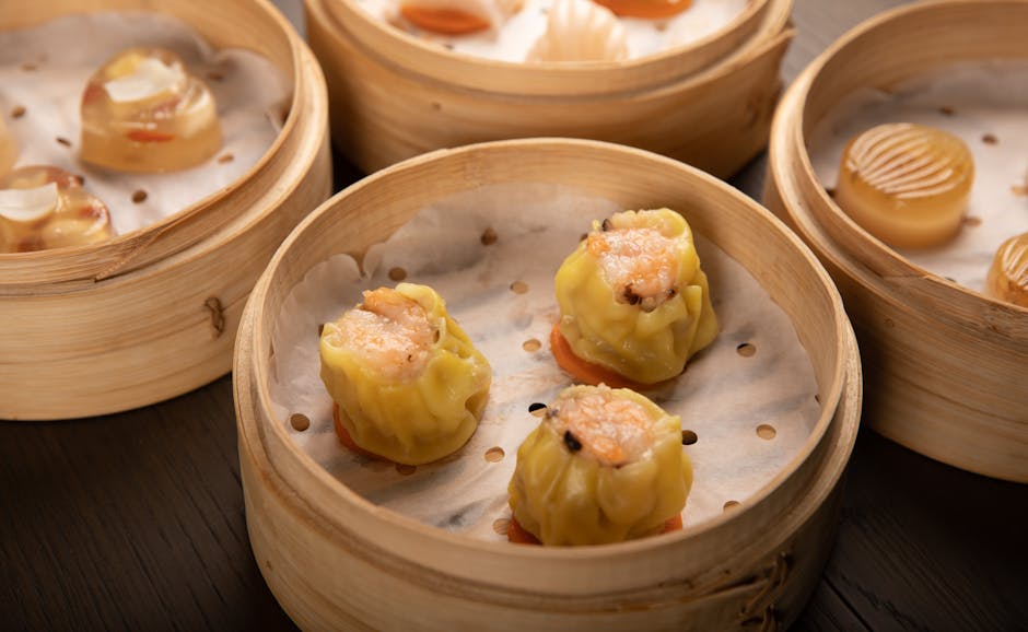 Khanom Jeeb (Thailandske svine- og rekedumplings)