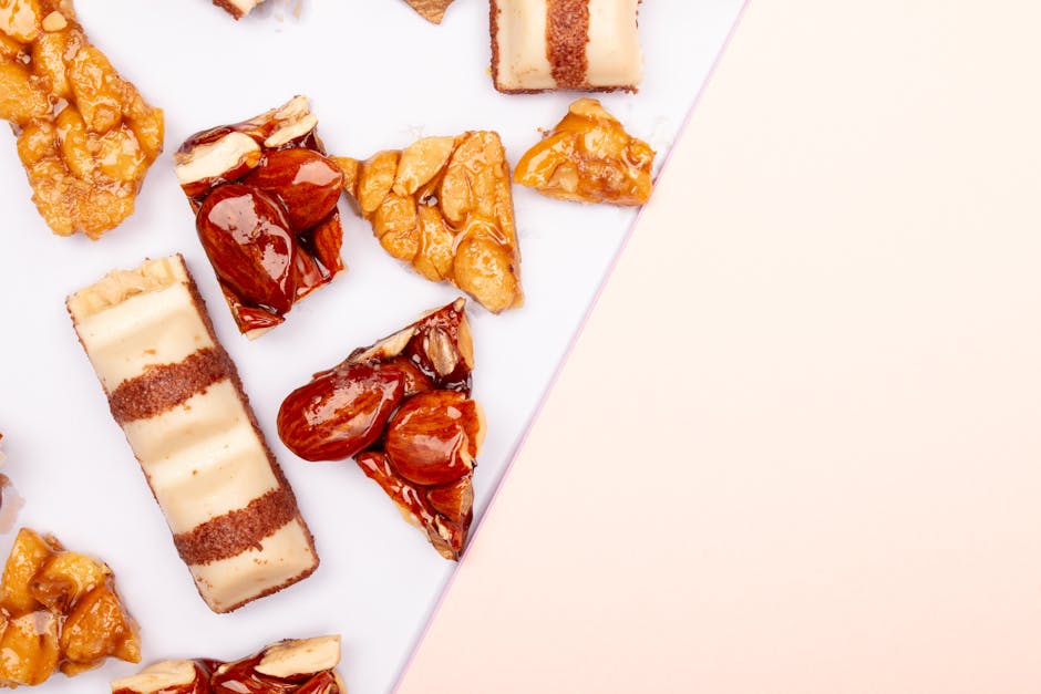 Pinjekjernebrittle med karamell