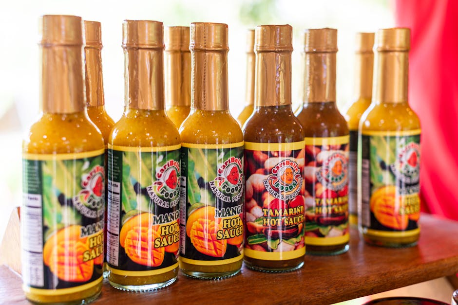 Søt og krydret mango- og paprikasaus