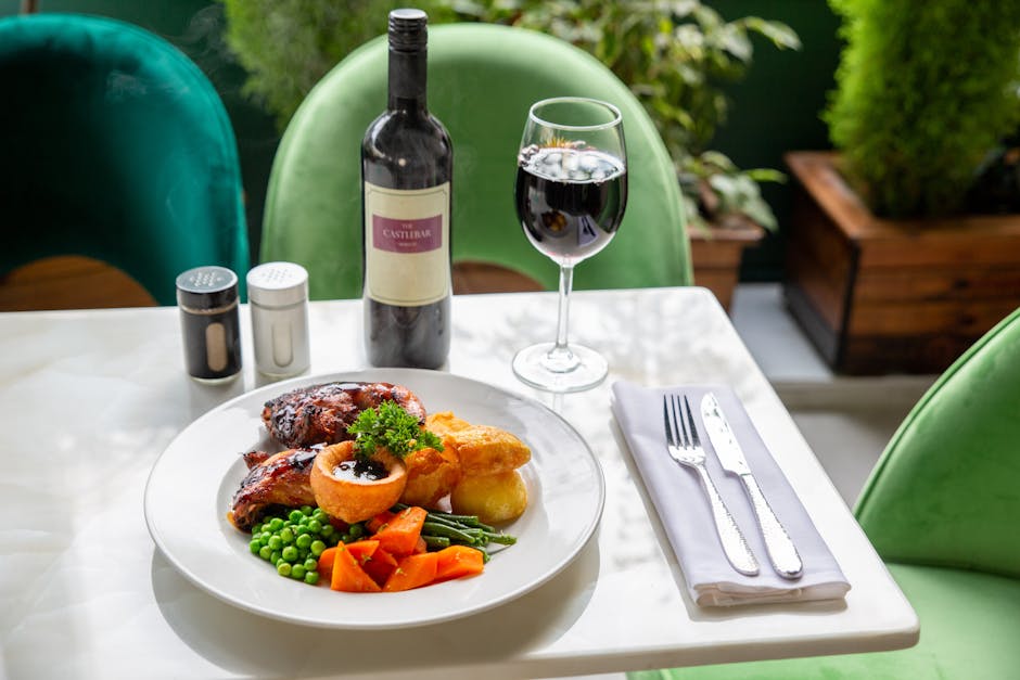 Ovnsbakt hjortestek med urter og rødvin