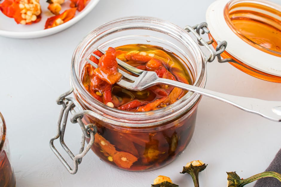 Syltet chili (Inlagte paprika)