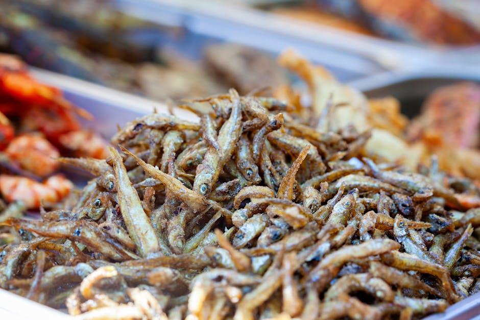 Friterte ansjos med Salbixtada-saus