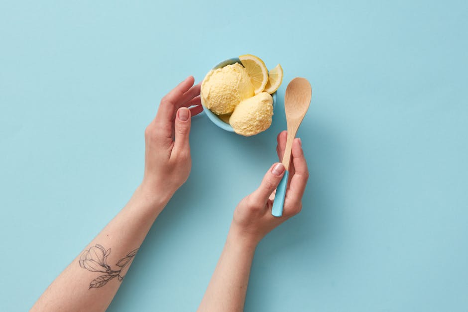 Kremet søtmaisgelato