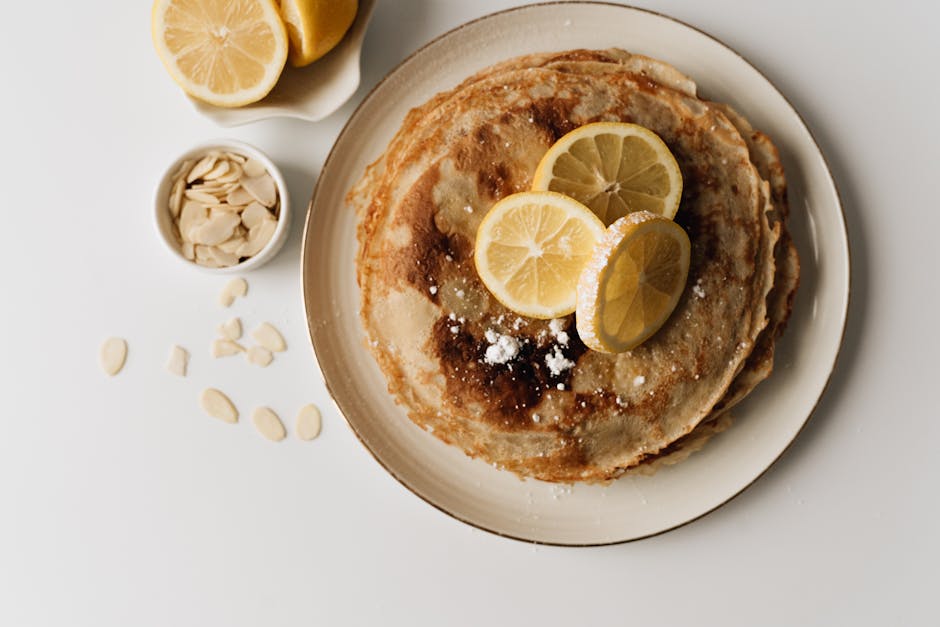 Crêpes med gressløk og ingefær
