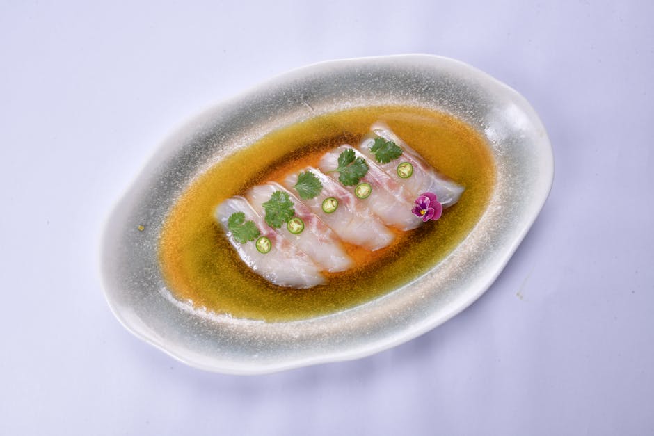 Sjøabbor med asiatisk saus