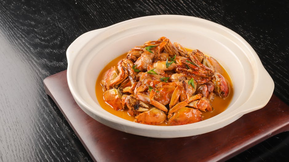 Krydret chili krabbe