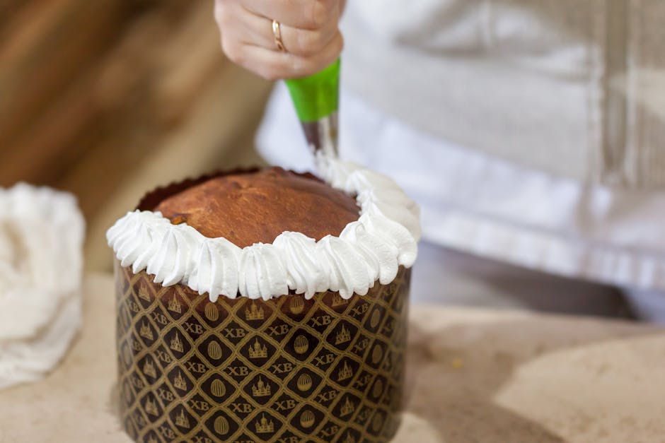 Tranebærpudding med pære og tørket frukt