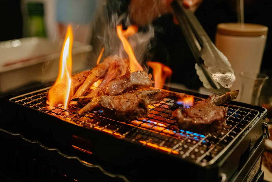 Grillet utbenet lammelår med spisskummen og koriander
