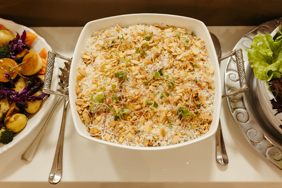 Orzo-, pinjekjerne- og fetaostsalat