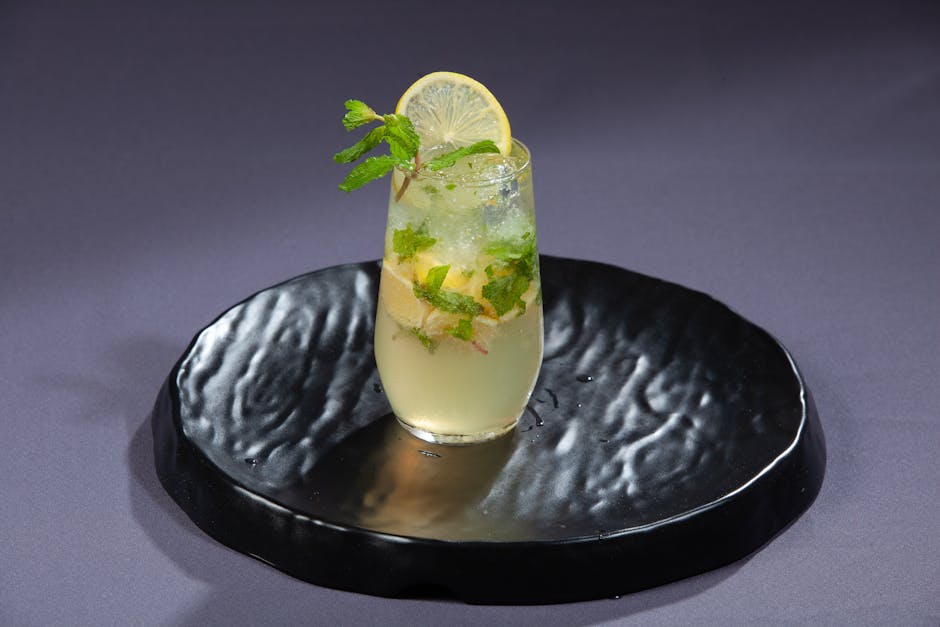 Forfriskende mynte- og ingefærlimonade