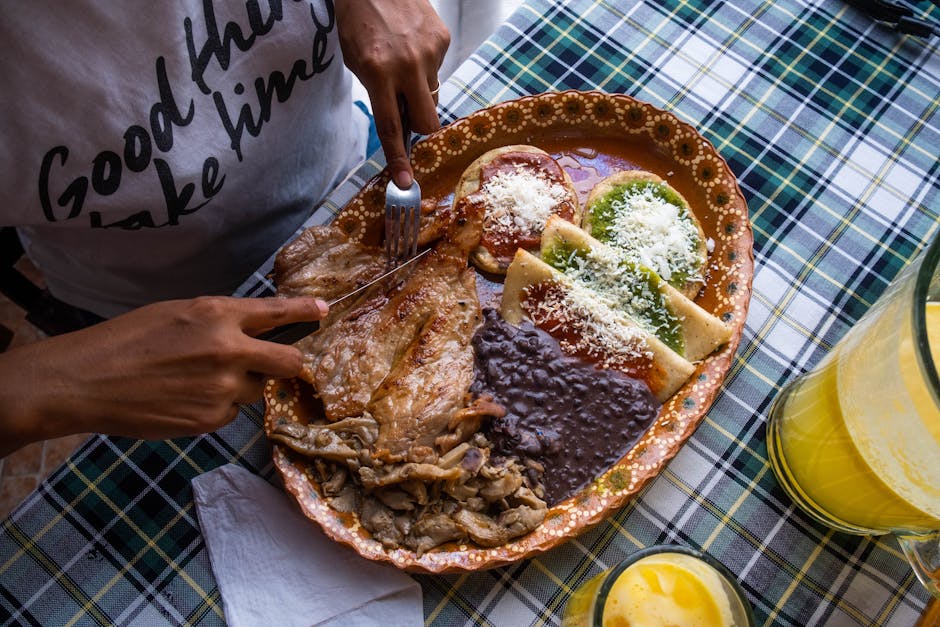 Meksikansk bønnepai med ost og tortilla
