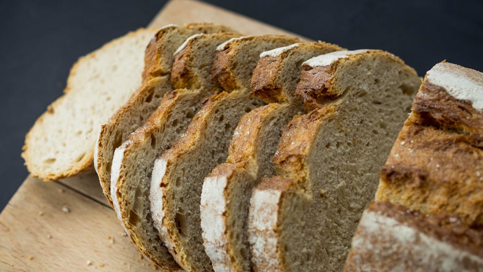 Saftig fullkornssandwichbrød (50 % fullkorn)