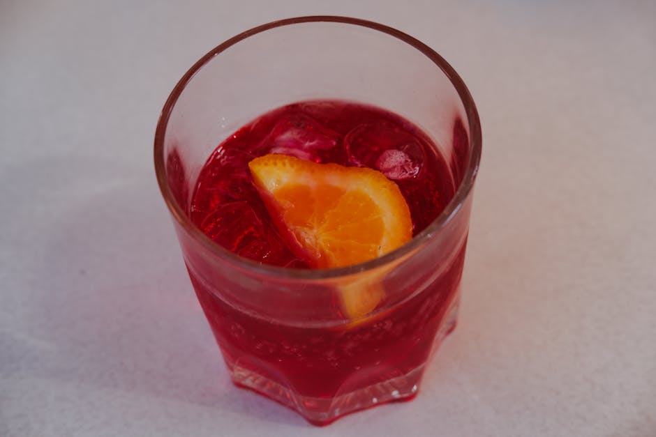 Forfriskende grapefrukt- og Campari-sorbet