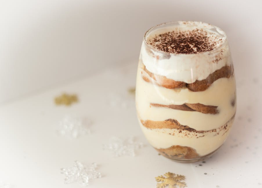 Meksikansk kaffepudding med Kahlúa-krem