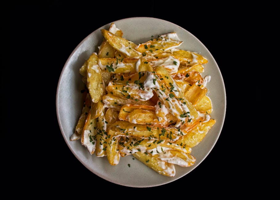 Røstede potetbåter med koriander-lime majones