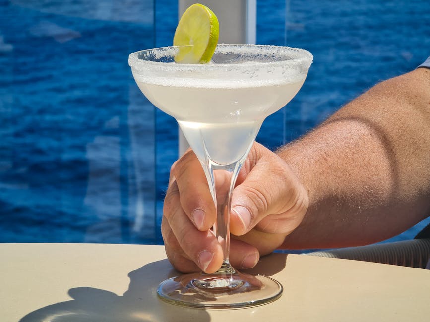 Café Iguana Margarita med saltkant