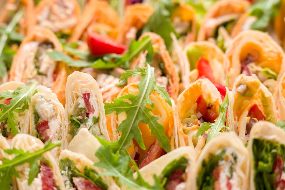 Vegetariske pestowraps