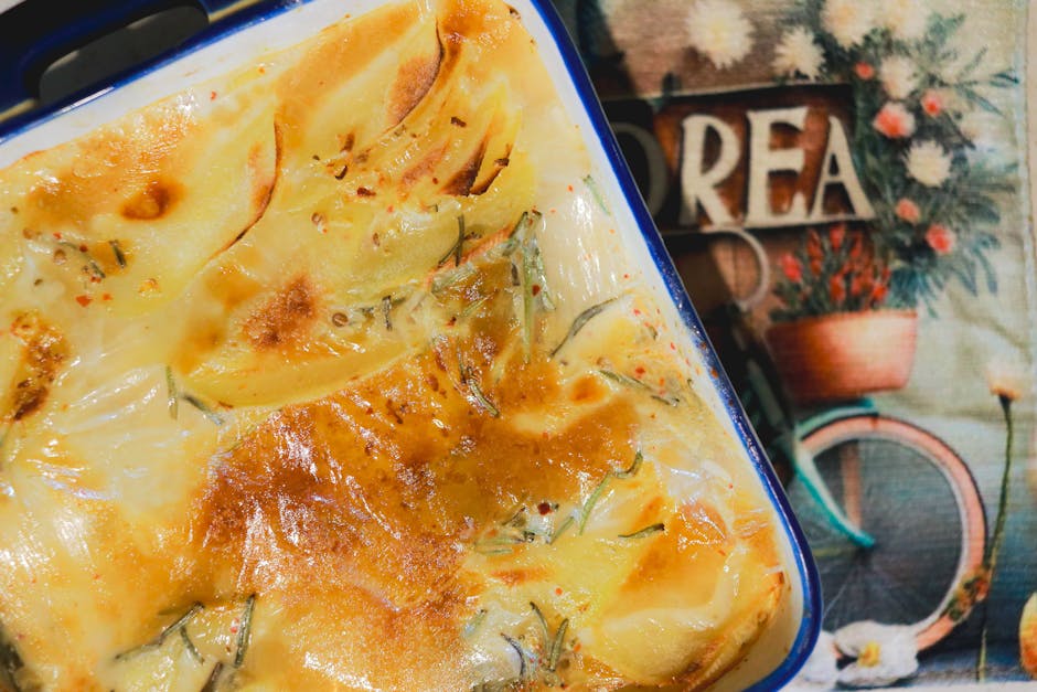 Potetgrateng med Gruyère og crème fraîche