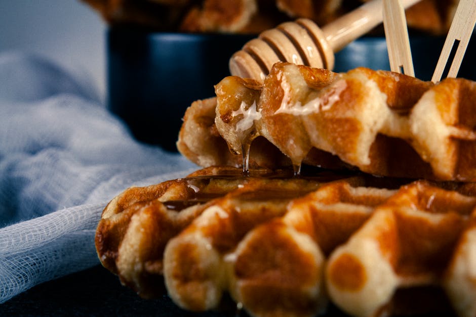 Kjeksruller med krydret honningglasur