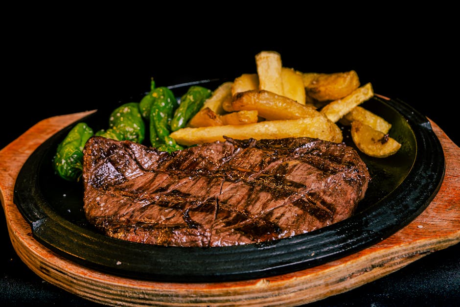 Grillet marinert sirloin flap-biff