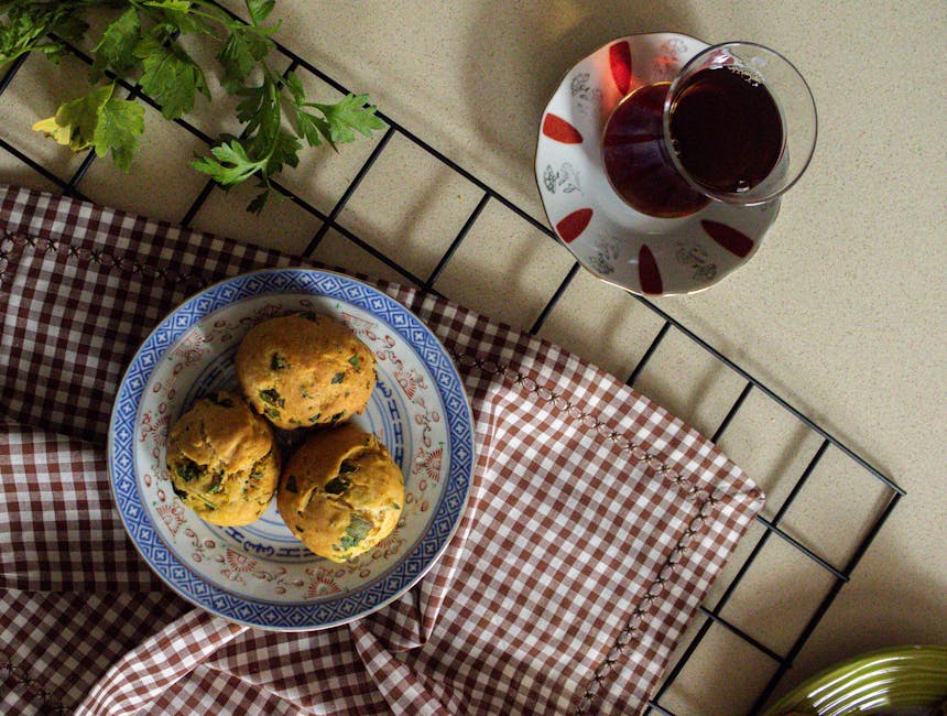 Saftige mais- og gressløkmuffins