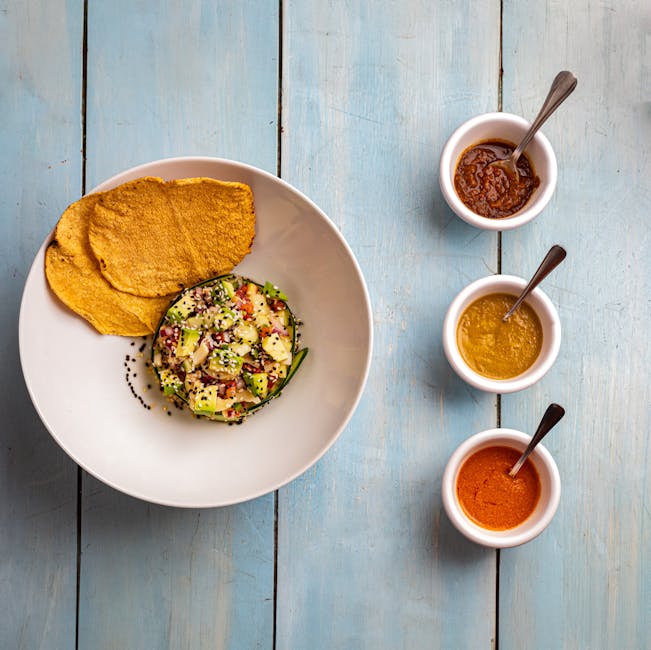 Tunfisk Tostadas Contramar-stil