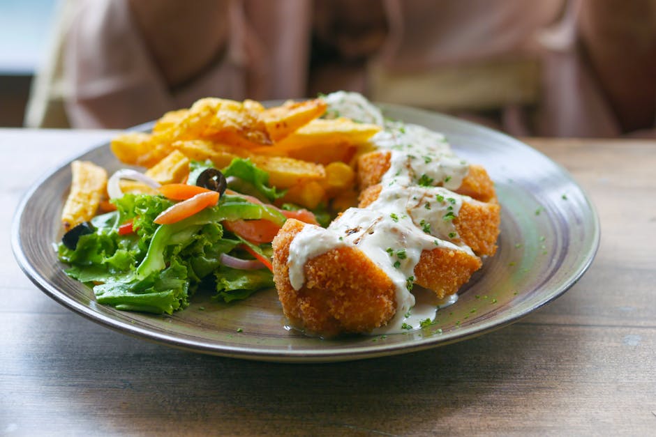 Åpen kylling Cordon Bleu