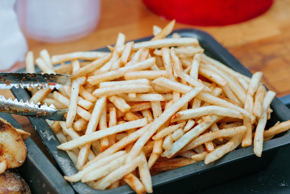 Ovenbakte pommes frites