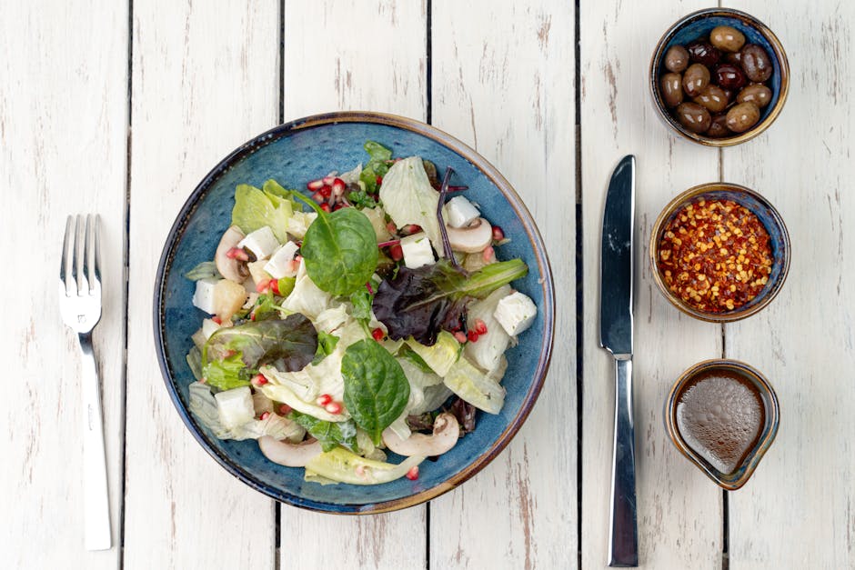 Byggrynsalat med fetaost og pære