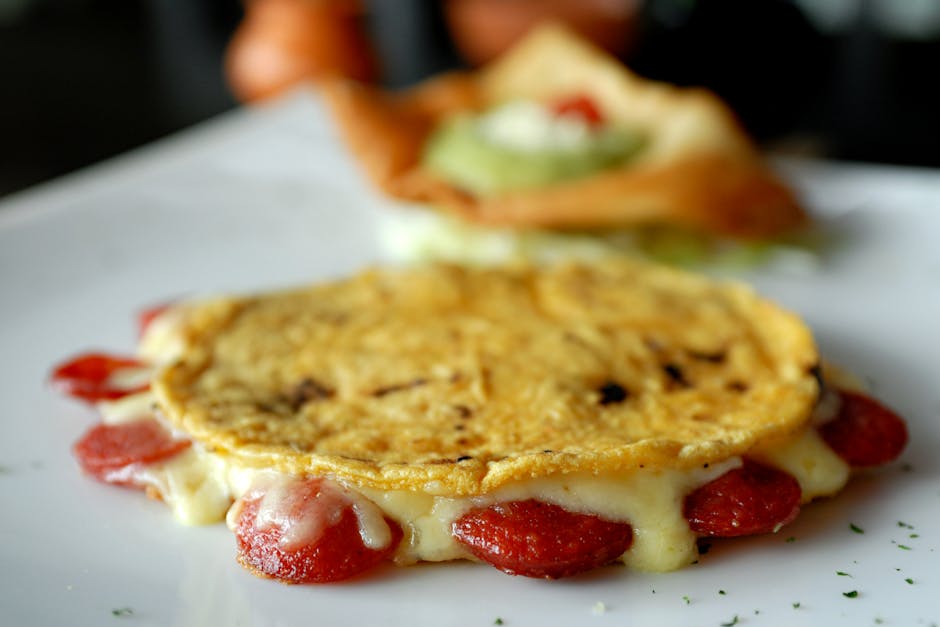 Kimchi Quesadillas med smeltet ost