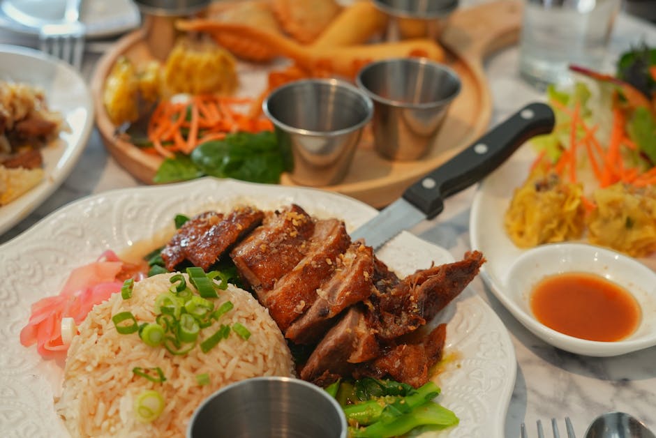 Andefritert ris med tamarindsaus