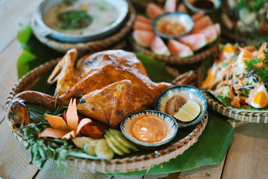 Krydret ovnsbakt kalkun med asiatiske smaker